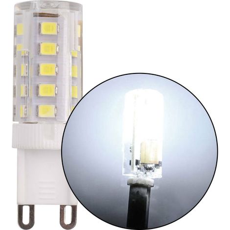 6 pièces 7W (équivalent halogène 65W) blanc froid 6000K lumière de maïs LED lumière en céramique E14 source de lumière de lustre en cristal non stroboscopique à large tension (1/2)