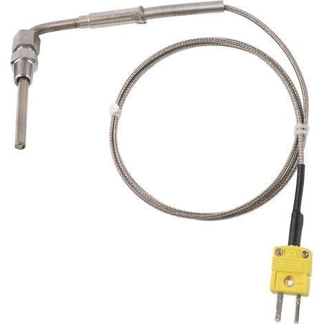 Thermocouple Type K pour sonde de température des gaz d'échappement, pointe exposée avec connecteur (1/5)