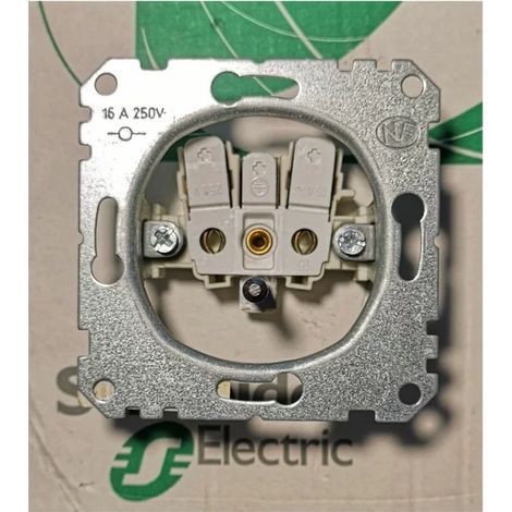 Schneider MTN285100 Presa 2P+T 16A morsetti autobloccanti - fissaggio con vite e artiglio