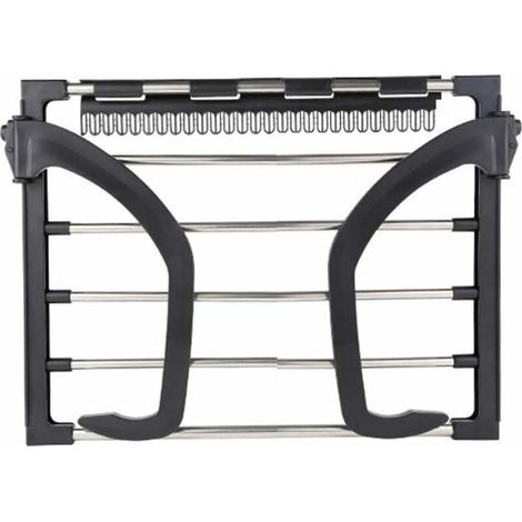 Wäschetrockner für Heizkörper – Tragbar – Rundrohr – Kompakt – Schwarz – 32 x 40 cm