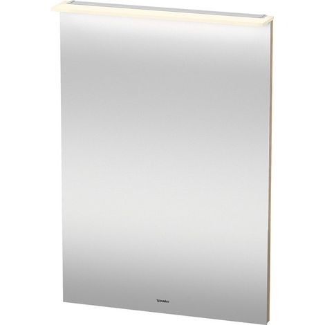 Miroir DuravitX-LARGEavec éclairage 860x600x105mm chêne brossé