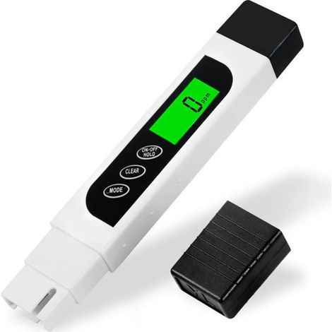 SABIR Testeur de qualité de l'eau, compteur EC précis TDS et stylo de test de température avec écran LCD rétroéclairé pour eau potable, culture hydroponique, piscines, aquariums (1/5)