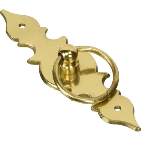 Poignée Anneau laiton brillant, 102 mm