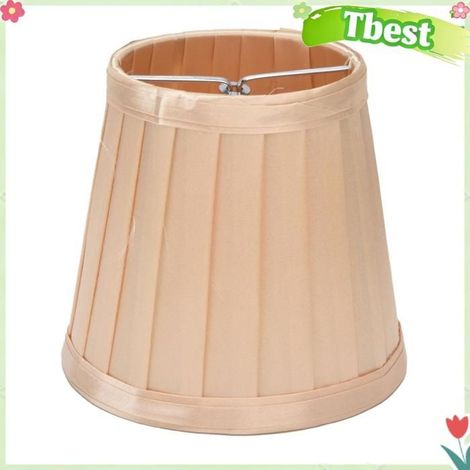 Tbest abat-jour en tissu Petits abat-jour résistants à l'usure, 2 pièces, lisses, exquis, légers, sûrs et luminaire abat-jour (1/5)