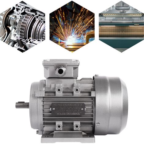 Elektromotor 380V 1400 Umdrehungen/min Typ MS7144 ØWelle 14mm , 01321 750W