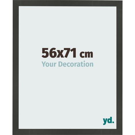 yd. - Cadre photo 56x71 - Anthracite - MDF - Bologna (1/5)