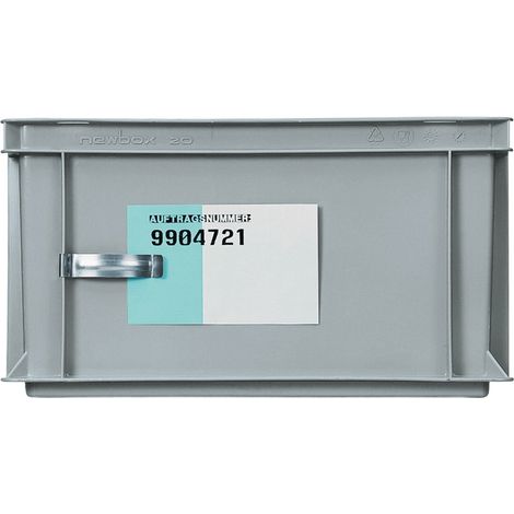 LOCKWEILER OO8230 Zettelklammer verzinkt passend für Transportstapelkasten (1/2)