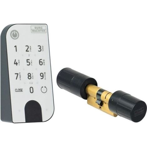 Cylindre électronique BURG-WÄCHTER secuENTRY Home 5001 avec clavier Pincode ENTRY - 6 utilisateurs (1/5)