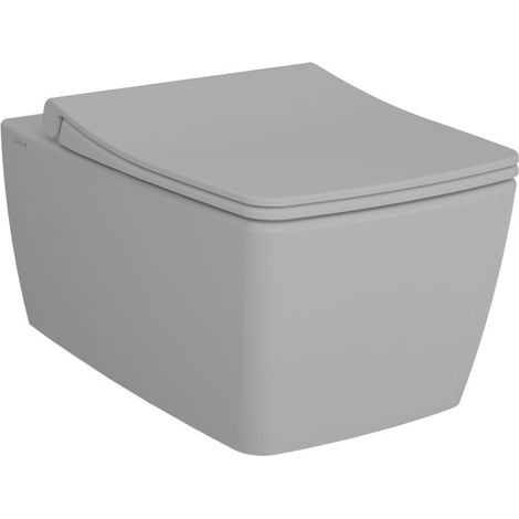 VITRA 7672B476-0101 Cuvette suspendue à chasse profonde Flush 2.0 Metropole (1/2)