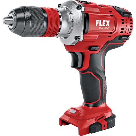 Flex – Perceuse-visseuse sans fil 18V – Moteur sans balais – 4 vitesses jusqu'à 4200 tr/min – Couple 135Nm – Mandrin à serrage rapide