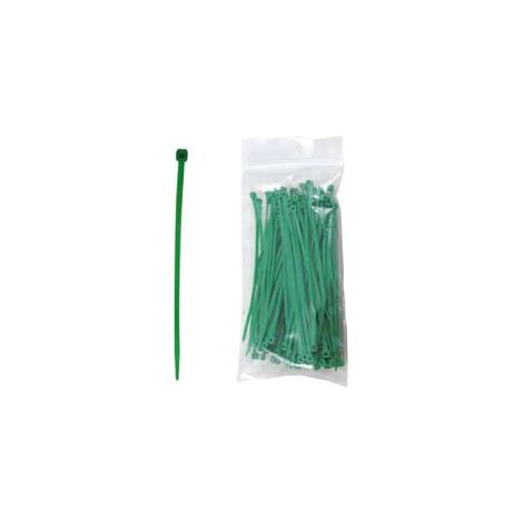 FASCETTE NYLON VERDI IN CONFEZIONE PEZZI 100- - mm.3,5x140 - 1 busta T-REX