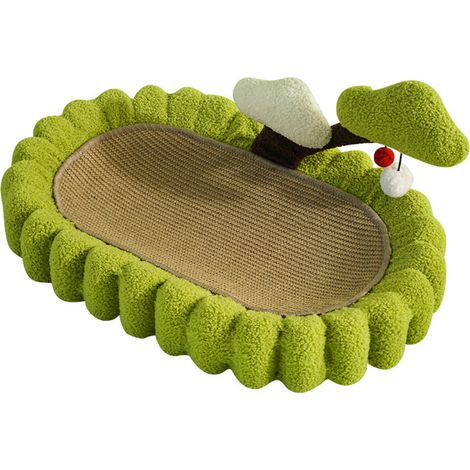 Lit à gratter pour chat, bol à gratter en Sisal résistant à l'abrasion pour animaux de compagnie, salon interactif intéressant (1/5)