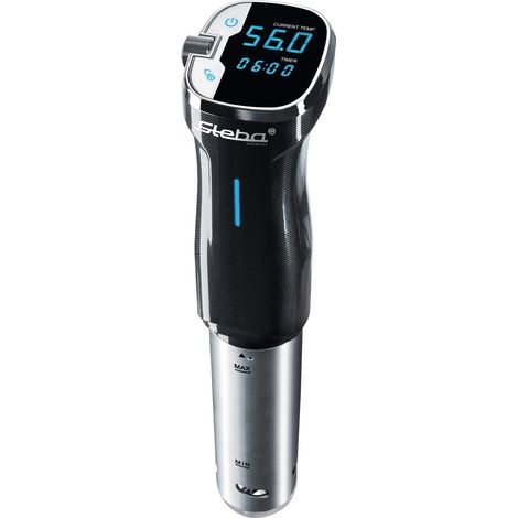 Steba SV 50 cocedor al vacío negro acero inoxidable