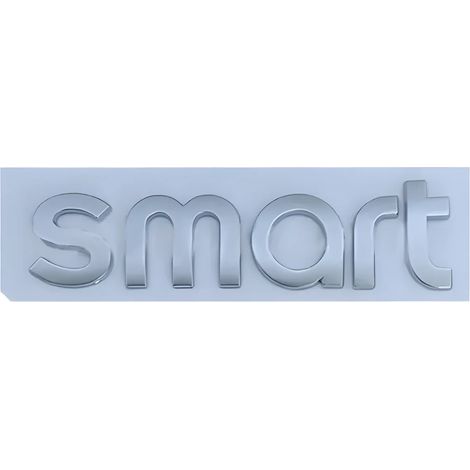 (Argent mat 175 mm) - Autocollants de voiture avec logo et lettres pour capot et coffre, compatibles avec les modèles SMART 1 et 3. Accessoires de personnalisation pour l'avant, l'arrière et le feu ar (1/5)