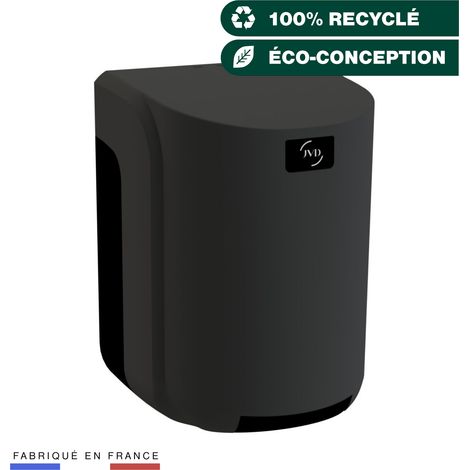 JVD – Dévidoir central Maxi Cleanline noir – Capacité 450 formats – Système de serrage réglable – Compatible rouleaux 205mm