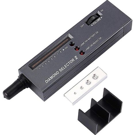 Tragbarer Diamanttester mit Leuchtlupe, Juwelier-Werkzeugset