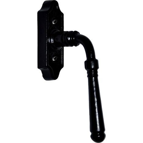 Levier sur rosette en fonte finition époxy blanc - Rollinger