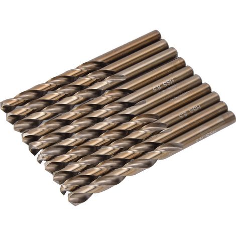 1 Boîte de 10 Forets HSS pour Acier Inox, Diamètre 8mm et 8.5mm - Perceuse Métal Professionnelle (1/5)
