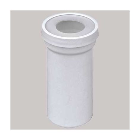 TRONCHETTO WC CON GUARNIZIONE PVC  Ø 100     MADE IN ITALY