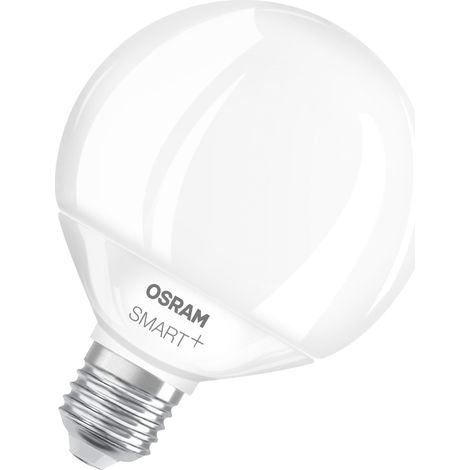 OSRAM Lampe LED SMART+ Matter G95 Globe 14W E27 RGBW, dimmable, contrôlable via application et commande vocale, compatible avec Alexa, Google, Apple, WiFi (1/5)