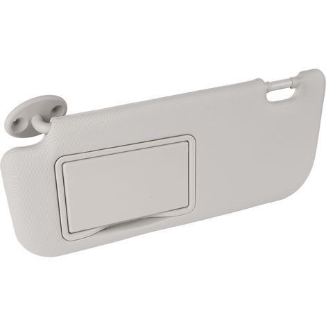 Graue, robuste und langlebige Sonnenblende mit Kosmetikspiegel für Linkslenker, Ersatzteil für Toyota Corolla (2014–2019), hochfeste Auto-Sonnenblende (1/5)