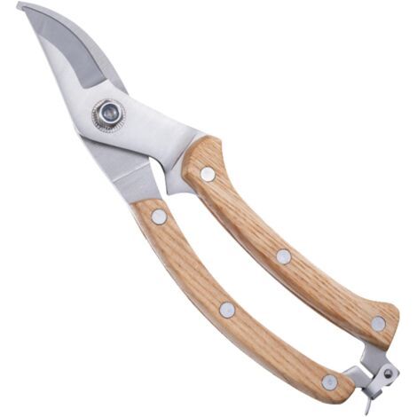 Sécateur de Jardin, Sécateurs à Main Professionnels, Fabriqué en Lame en Acier Inoxydable 3Cr13 Antirouille (Lame de 45mm), Poignées Ergonomiques, Tranchant et Durable, Petite Taille