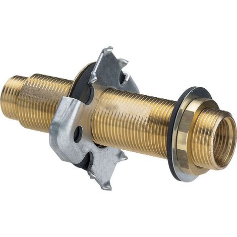 Viega Raxofix Wanddurchführung, Rp 1/2, G 3/4, L 120 Rotguss Modell 2132.91, 490454 (1/2)