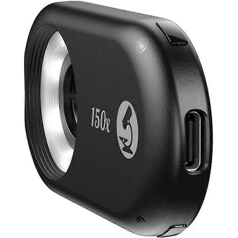 Microscope universel pour téléphone portable APEXEL avec lampe violette CPL-365, tête de microscope à grossissement HD portable pour identification, C (1/5)