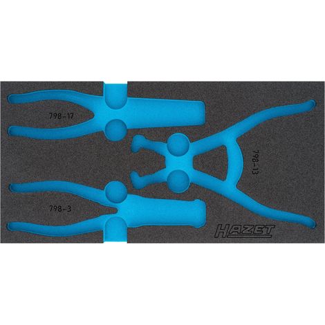 Garniture en mousse souple bimatière 163-425L HAZET (1/2)