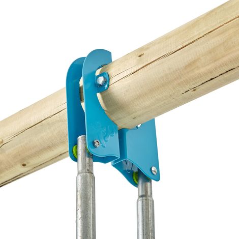 Lot de 2 colliers poutre bois rond D10 cm compatible avec bateau pirate et vis-à-vis