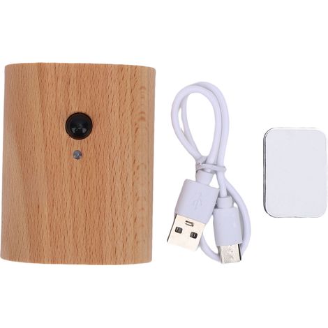 Applique murale à détecteur de mouvement sans fil, rechargeable de haut en bas, montée sur LED pour couloir intérieur et passage (1/5)