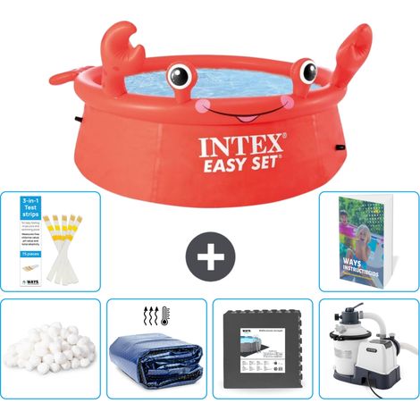 Intex Piscina Easy Set Rotonda - Granchio - 183x51 cm - 7-pezzi  S31