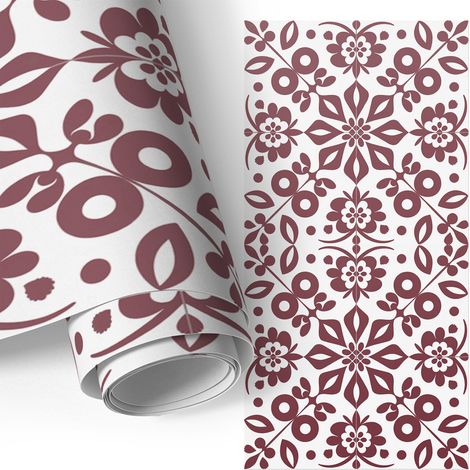 Klebefolie für Möbel - Möbelfolie - Selbstklebefolie - Kleiderschrank - Kommode - Schreibtisch - Stilvolles Ornament 75x150 cm