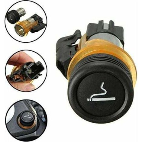 Allume-Cigare De Voiture Et Boîtier Cig Compatible avec Peugeot 206 308 406 607