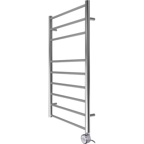 RADOX Sèche-serviettes électrique mural - SUNIT chrome - 943 x 600 mm - 9 tubes - 200 W