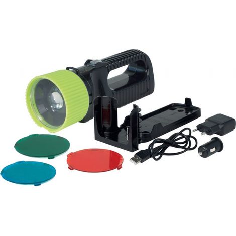 AccuLux UniLux PRO linterna recargable negro verde