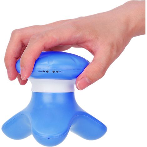Appareil de massage vibrant multifonctionnel pour les épaules, la taille et le corps (points d'acupuncture) - Bleu (1/5)