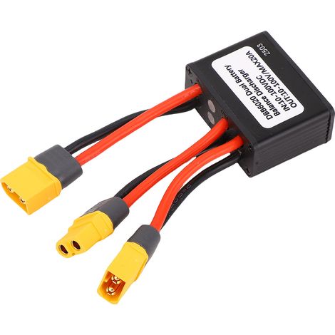 Équilibreur de batterie double 10-100 V, convertisseur de décharge double, adaptateur de module parallèle pour vélo électrique 20 A 500 W (1/5)