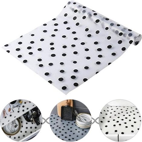 Rivestimento impermeabile e antiscivolo per cassetti, rivestimento per armadi, tappetino antiscivolo, rivestimento per frigorifero, protezione per cucina e mobili, protezione per cassetti, cassetto da (1/5)