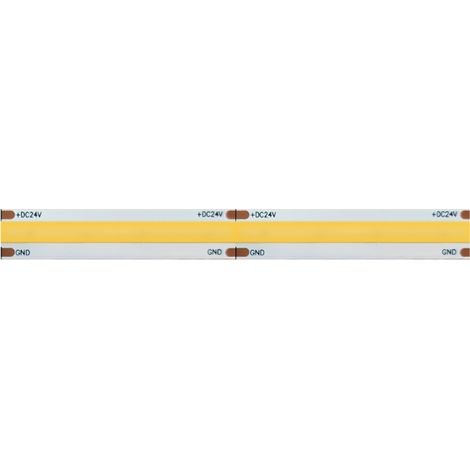 Bande Led 5M Cob Ip20 Unicolore 15W/Mt 24V 4000K (1/4)