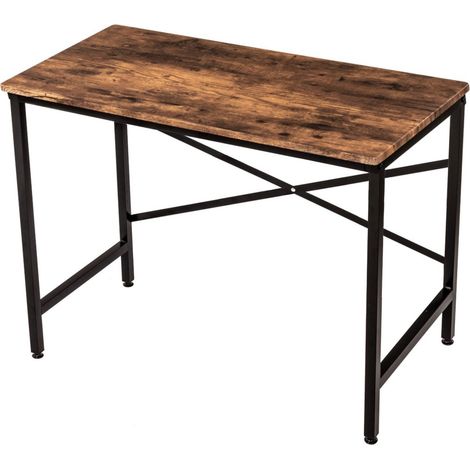 Oypla 100cm Heavy Duty Industrial Writing Computer Desk Home Office Worktop Table (1/5)