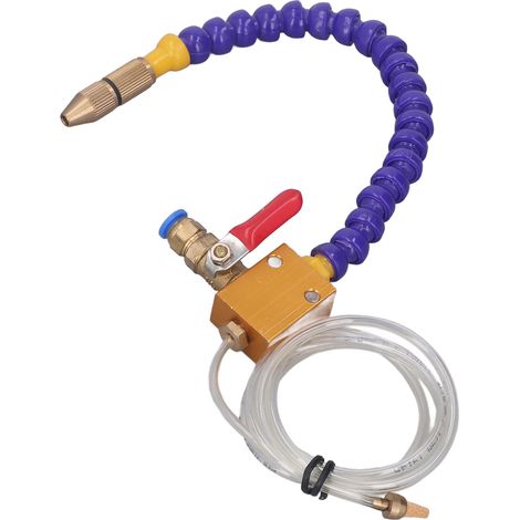 Nebelkühlmittel-Schmierstoff-Sprühsystem-Kit für Metallbearbeitung, Gravur, Kühlung, Luftrohr, CNC-Drehmaschine, Fräsmaschine, Bohrmaschine, Elektrowerkzeuge (1/5)