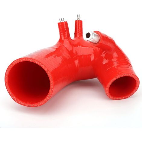 Kit de tuyau d'admission en silicone Tbest, tuyau d'air de remplacement haute performance et durable pour moteur 500 1.4L, version améliorée, améliore l'efficacité du flux d'air (rouge). (1/5)