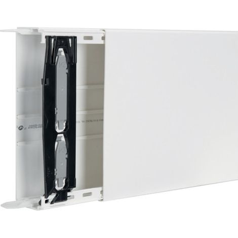 Goulotte Liféa 60X230 RAL 9016 avec éclis. et 2 agrf./mètre (LFF6023009016)