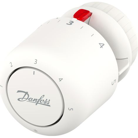 Tête thermostatique Danfoss Aero RA – Technologie gaz – Plage de température 7-28°C – Installation rapide sans outil