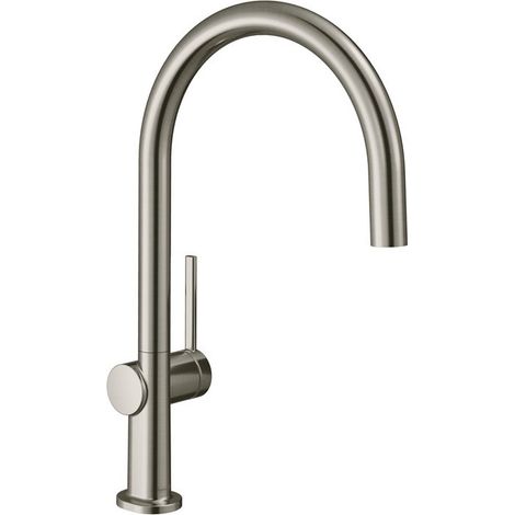 mitigeur de cuisine 220, 1jet aspect acier inox