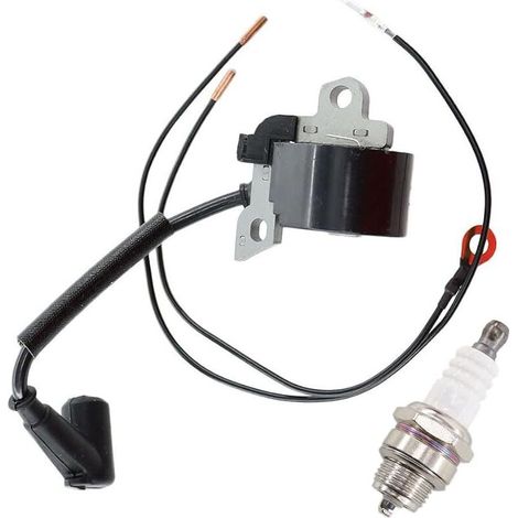 Bobine d'allumage pour tronçonneuse Stihl 024 026 028 029 034 036 038 039 044 048 MS240 MS260 MS290 MS310 MS360 MS360C MS390 MS440 MS640 Scie remplace 000 0 400 1300 bougie d'allumage BPMR7A