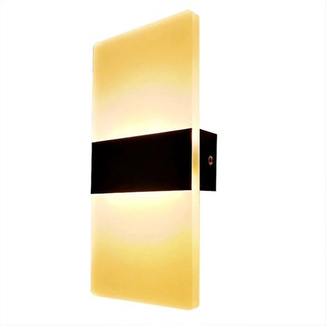 Moderne LED-Wandleuchte 6W, Innenbeleuchtung nach oben/unten, Flurbeleuchtung, Wandmontageleuchten für Schlafzimmer