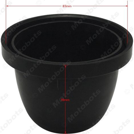 Car LED headlight waterproof cover, dust cover, extended rear cover, modified rainproof sealing cover, double-layer external snap-on type, 83mm (1/4)