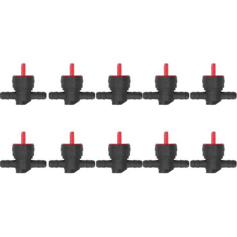 Robinet d’arrêt carburant 1/4″ – Lot de 10 pièces compatibles 494768, 5091H, 5091K, 697947 – Métal robuste (1/5)